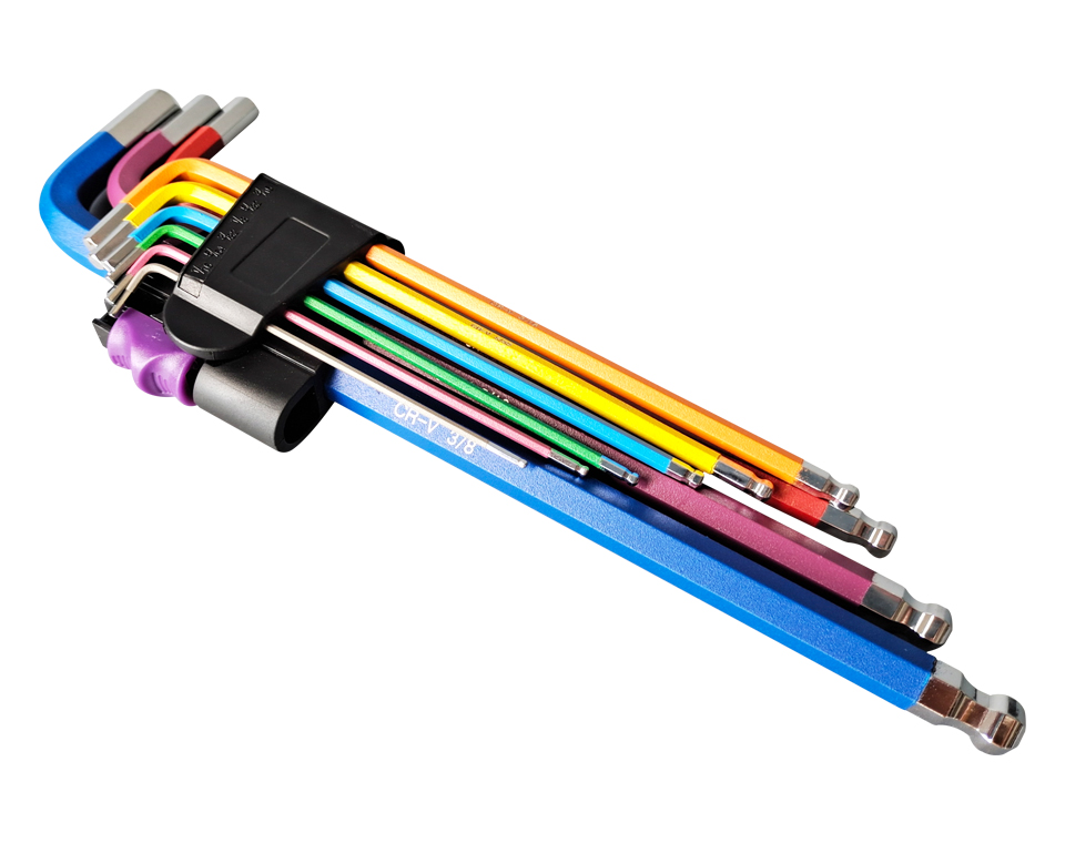 9件套多彩內六角扳手